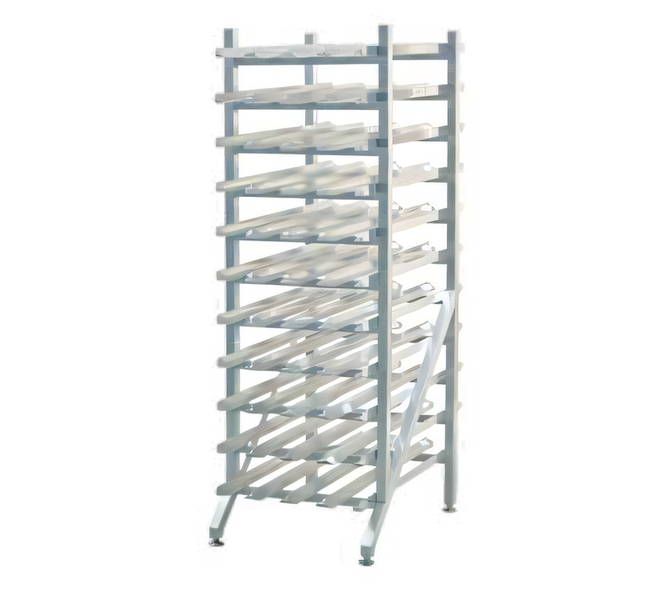 Product image #1 for New Age 1251 Full-Size Heavy-Duty Stationary Aluminum Can Rack for #2-1/2 and #303 Cans
