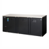 Thumbnail image #1 for Everest Refrigeration EBB90-24 Three-Section Back Bar Refrigerator, 89-1/4 Inch Wide, 28 Cu. Ft., Self-Contained Side-Mounted