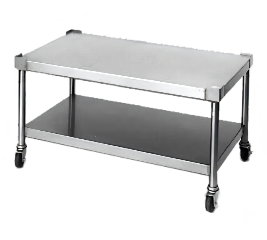 Product image #1 for 12-Inch Stainless Steel Equipment Stand with Open Base and Undershelf