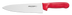Thumbnail image #2 for Sani-Safe 8-Inch Stain-Free High-Carbon Stainless Steel Chef's Knife with Red Polypropylene Handle