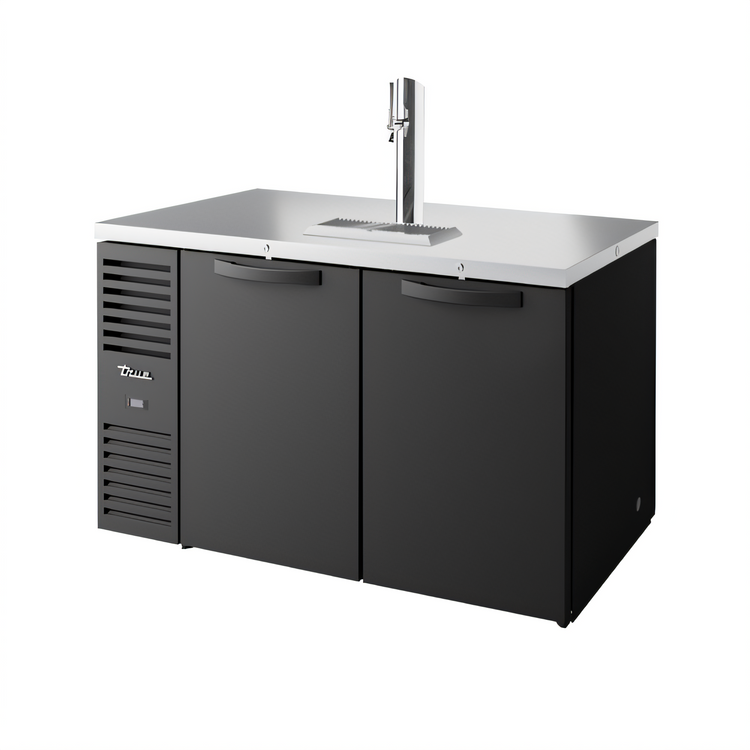 Product image #1 for True Premier Bar 60-Inch Pass-Thru Two-Section Refrigerated Draft Bar Cooler with Flat Top