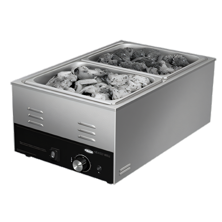Product image #1 for Hatco Quick Ship Electric Countertop Heated Well, Full-Size Pan, Wet/Dry, 120V