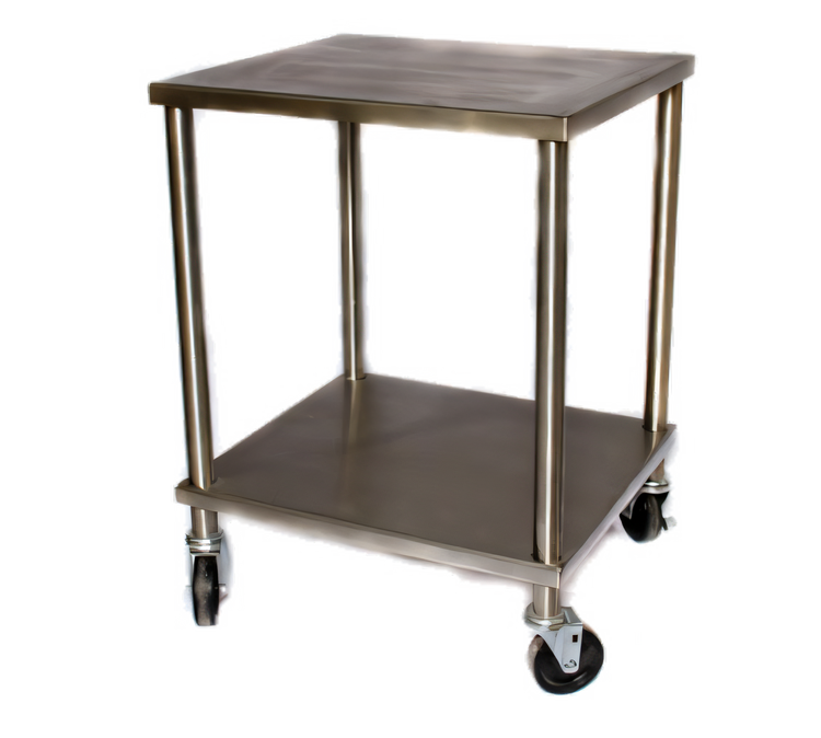 Product image #1 for Somerset Heavy-Duty Mobile Stainless Steel Equipment Table with Undershelf, 20 x 23 x 31 Inches