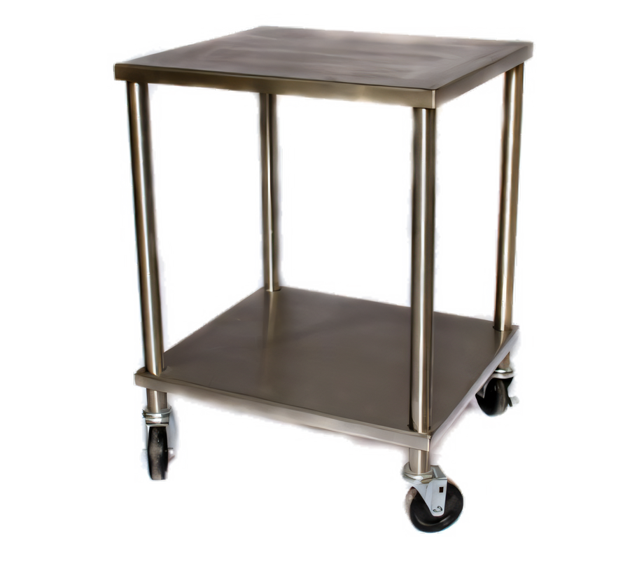 Product image #1 for Somerset Heavy-Duty Mobile Stainless Steel Equipment Table with Undershelf, 20 x 23 x 31 Inches