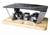 Thumbnail image #1 for Bron Coucke Planchetta 4-Serving Griddle Serving Board with Wooden Base