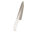 Thumbnail image #1 for Crestware 8-Inch Cook's Knife with White Polypropylene Handle and High Carbon German Steel Blade