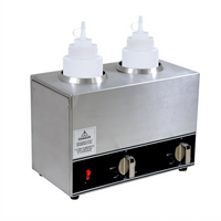 Double Bottle Countertop Sauce Warmer with Thermostatic Control