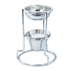 Thumbnail image #1 for Vollrath 3 oz Butter Melter Complete Set with Chrome-Plated Stand and Candle