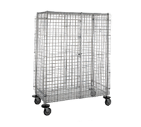 Metro Super Erecta Mobile Chrome-Plated Wire Security Cage, 52-3/4