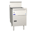 Thumbnail image #1 for Pitco FBG18 Flat Bottom Gas Fryer, Floor Model, 18 x 24 in, 42-65 lb Oil Capacity