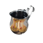 Thumbnail image #1 for American Metalcraft CP300 3 oz Stainless Steel Bell Creamer/Syrup Server, Mirror Finish Case of 144