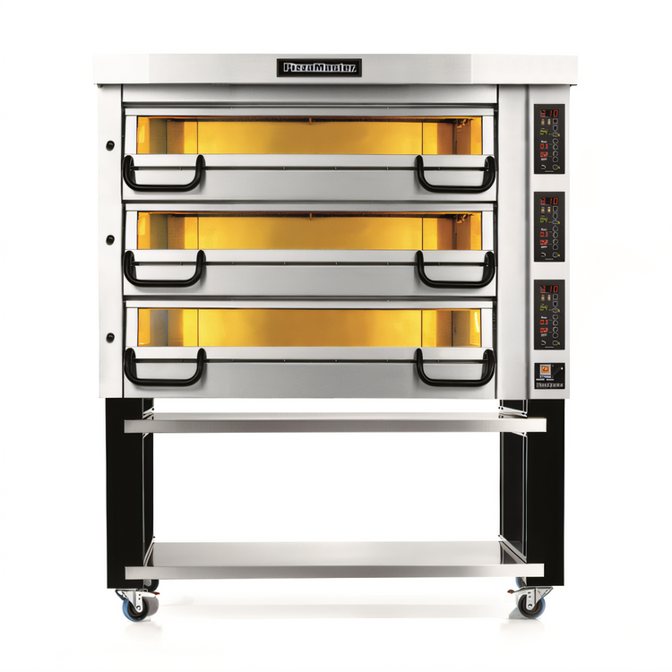 Product image #1 for PizzaMaster PM 733ED Triple Deck Modular Electric Pizza Oven with 42 x 28 Inch Baking Surface