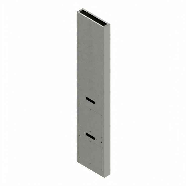 Product image #1 for John Boos Ceiling-Mounted Wire Chase for Work Tables, 18 in. W x 4 in. D x 7 ft. Max Length
