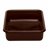 Cambro Cambox 17 x 22 Dark Brown Plastic Bus Tub