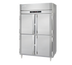 Thumbnail image #1 for Victory UltraSpec 2-Section Pass-Thru Heated Holding Cabinet, 46.5 Cu. Ft., Solid Half Doors