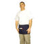 Thumbnail image #1 for Admiral Craft Black Three-Pocket Waist Apron, 12 x 24 Inch, 65/35 Cotton Twill