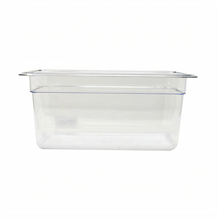 Product image #1 for 1/3 Size Clear Polycarbonate Food Pan, 5-7/8 Inch Deep