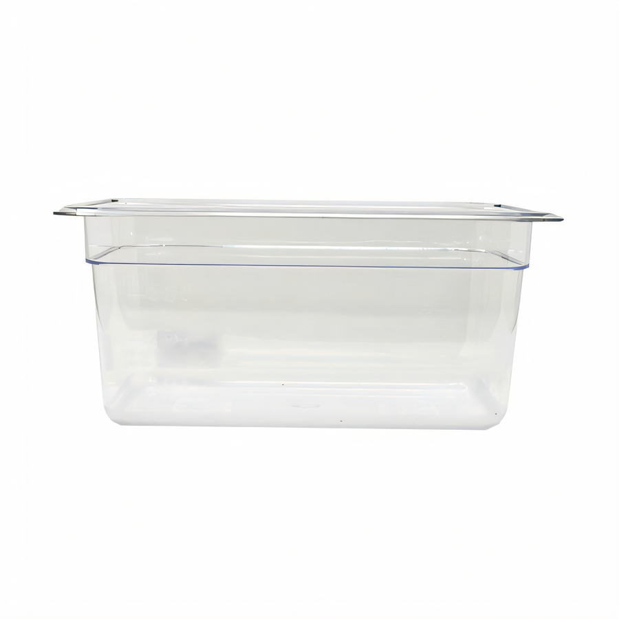 Product image #1 for 1/3 Size Clear Polycarbonate Food Pan, 5-7/8 Inch Deep