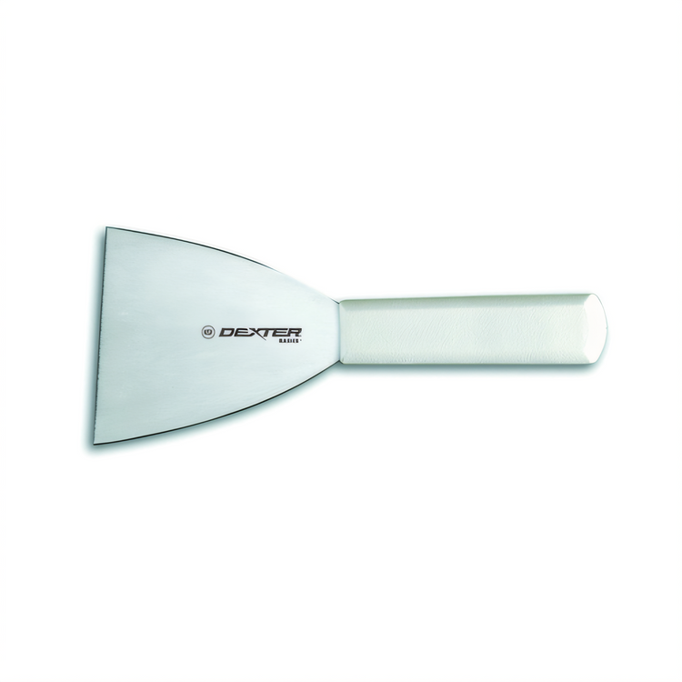 Product image #1 for Basics 4-Inch Stiff Griddle Scraper with Stainless Steel Blade and Polypropylene Handle