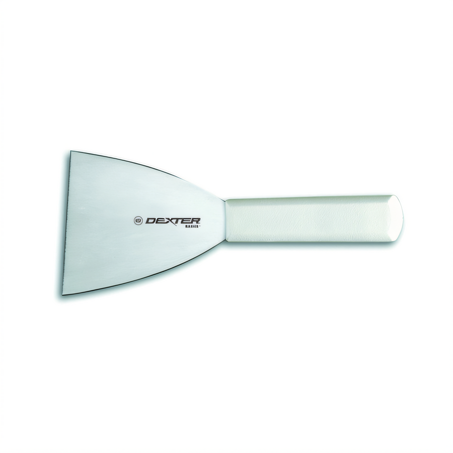 Product image #1 for Basics 4-Inch Stiff Griddle Scraper with Stainless Steel Blade and Polypropylene Handle