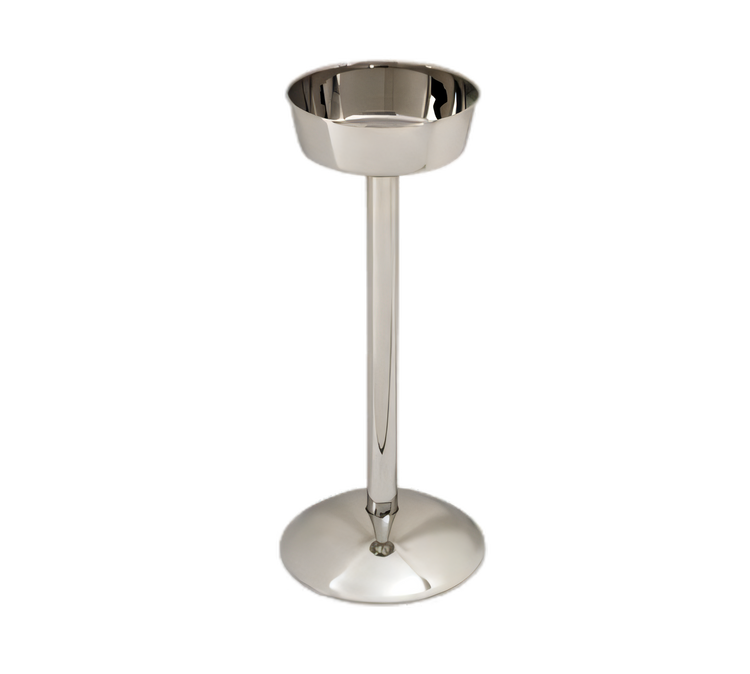 Product image #1 for Vollrath Double Wine Bucket Stand with Weighted Base, 18-10 Mirror-Finish Stainless Steel