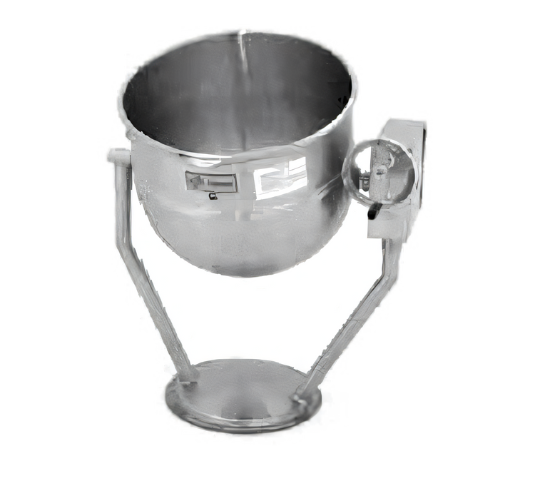 Product image #1 for Legion TWP-40 40-Gallon Direct Steam Tilting Kettle with Pedestal Base