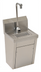 Thumbnail image #1 for Eagle Group Wall-Mounted Dual Hands-Free Electronic-Eye Bottle Filler Station with 12-Inch Clearance and Filtration Kit