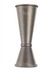 Thumbnail image #1 for Barfly Japanese Style Double Jigger, 25 mL and 50 mL, 18/8 Stainless Steel, Vintage Finish