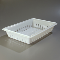 StorPlus Full-Size 18 x 26 x 5-Inch Rectangular Polyethylene Colander