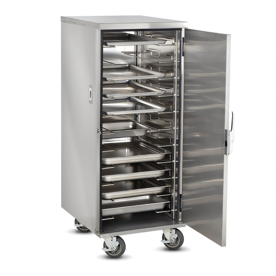 Product image #1 for Stainless Steel Under-Counter Enclosed Transport Cabinet with 5 Universal Tray Slides