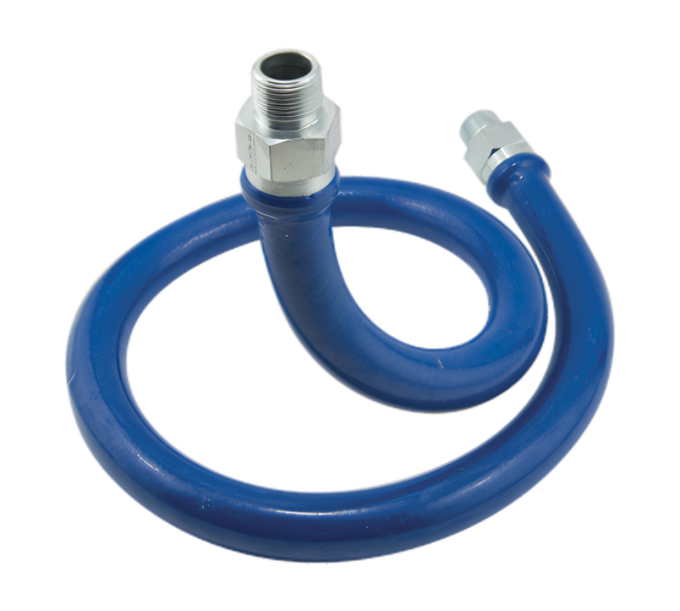 Product image #1 for Dormont Blue Hose 24-Inch Moveable Gas Connector Hose, 3/4-Inch ID