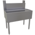 Thumbnail image #1 for 30-Inch Stainless Steel Underbar Beer Drainer with Tubing Chase and Lift-Out Perforated Insert