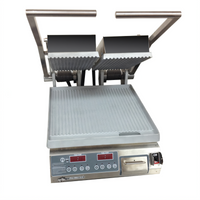 Star Pro-Max 2.0 14-Inch Dual Split-Top Grooved Aluminum Sandwich Grill / Panini Press