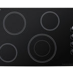 Thumbnail image #1 for Summit Commercial CR4B30MB 30-Inch Built-In Electric Radiant Cooktop, 4-Burner Ceramic Glass Top, Manual Controls