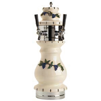 Micro Matic Braumeister Countertop Air-Cooled 2-Faucet Draft Beer Tower