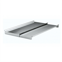 Krowne Royal Series Full Sliding Cover for 24-Inch Wide Pass-Thru Ice Bin