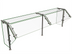 Thumbnail image #1 for Hatco Flav-R-Shield ES40-72 Self-Service 2-Bay Sneeze Guard, 72-Inch Wide