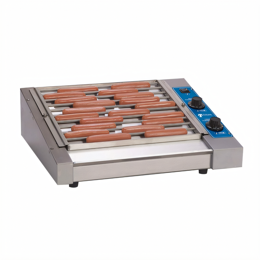 Product image #1 for Antunes HDC-30A Dual-Heat Thermostatic Hot Dog Corral Grill, 30 Hot Dog Capacity, 120V