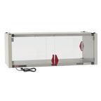 Thumbnail image #1 for Metro Super Erecta® Hot HS1848-EKIT Enclosed Countertop Heated Shelf Kit, 48 x 18 Inches, Clear Doors, 120V