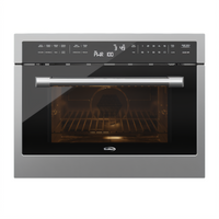 KoolMore 24-Inch Built-In Stainless Steel Convection Microwave Oven