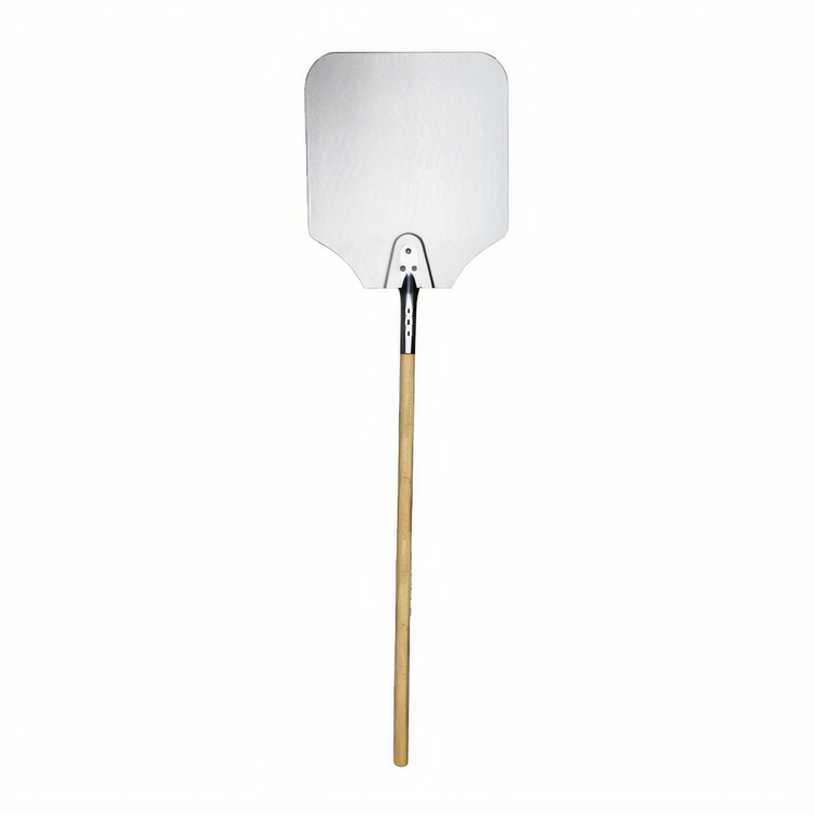 Product image #1 for 52 Inch Rectangular Aluminum Pizza Peel with 12 x 14 Inch Blade and Wooden Handle