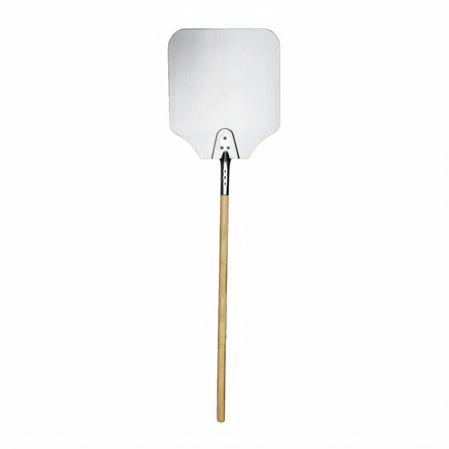 Product image #1 for 52 Inch Rectangular Aluminum Pizza Peel with 12 x 14 Inch Blade and Wooden Handle