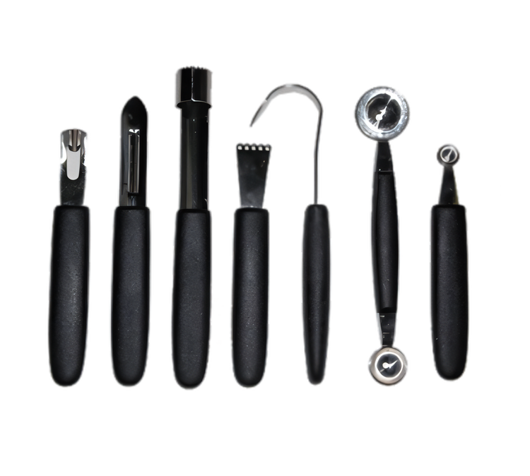 Product image #1 for Mundial 8-Piece Garnishing Tool Set with Soft Black Case
