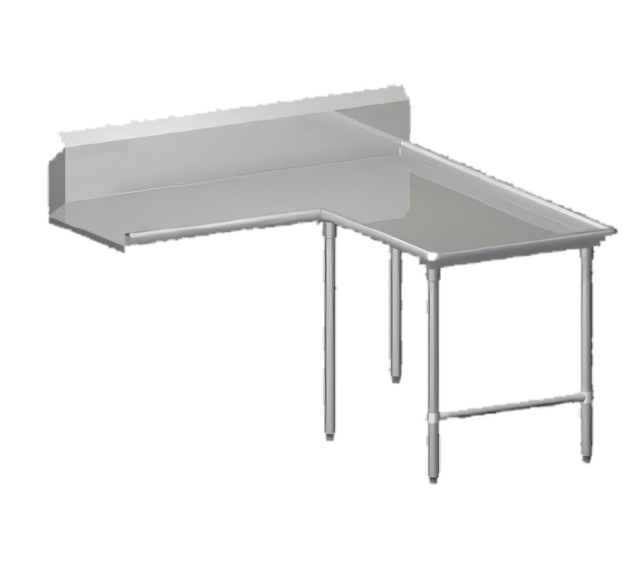 Product image #1 for John Boos Pro-Bowl L-Shaped Island Clean Dishtable, Left-to-Right Operation