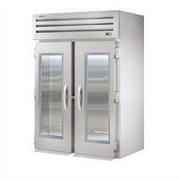 True SPEC SERIES 2-Section Roll-In Glass Swing Door Refrigerator