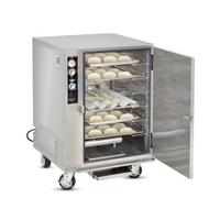 Mobile Humidified Proofer/Heater Cabinet with 10 Universal Tray Slides, Stainless Steel, 10 Sheet Pan Capacity