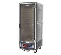 Metro C5 3 Series Full-Height Low-Watt Heated Holding Cabinet with Clear Door, Gray Insulation Armour