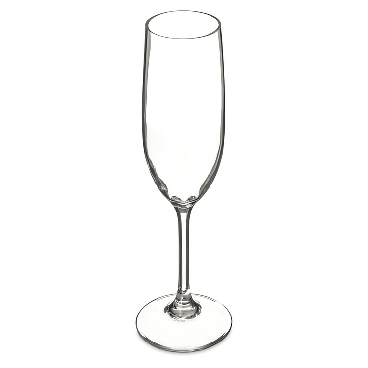 Product image #1 for Alibi 8 oz Clear Polycarbonate Champagne Flute