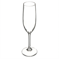 Alibi 8 oz Clear Polycarbonate Champagne Flute