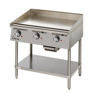 Ultra-Max Heavy Duty 36-Inch Electric Countertop Griddle with 24-Inch Deep Polished Steel Plate